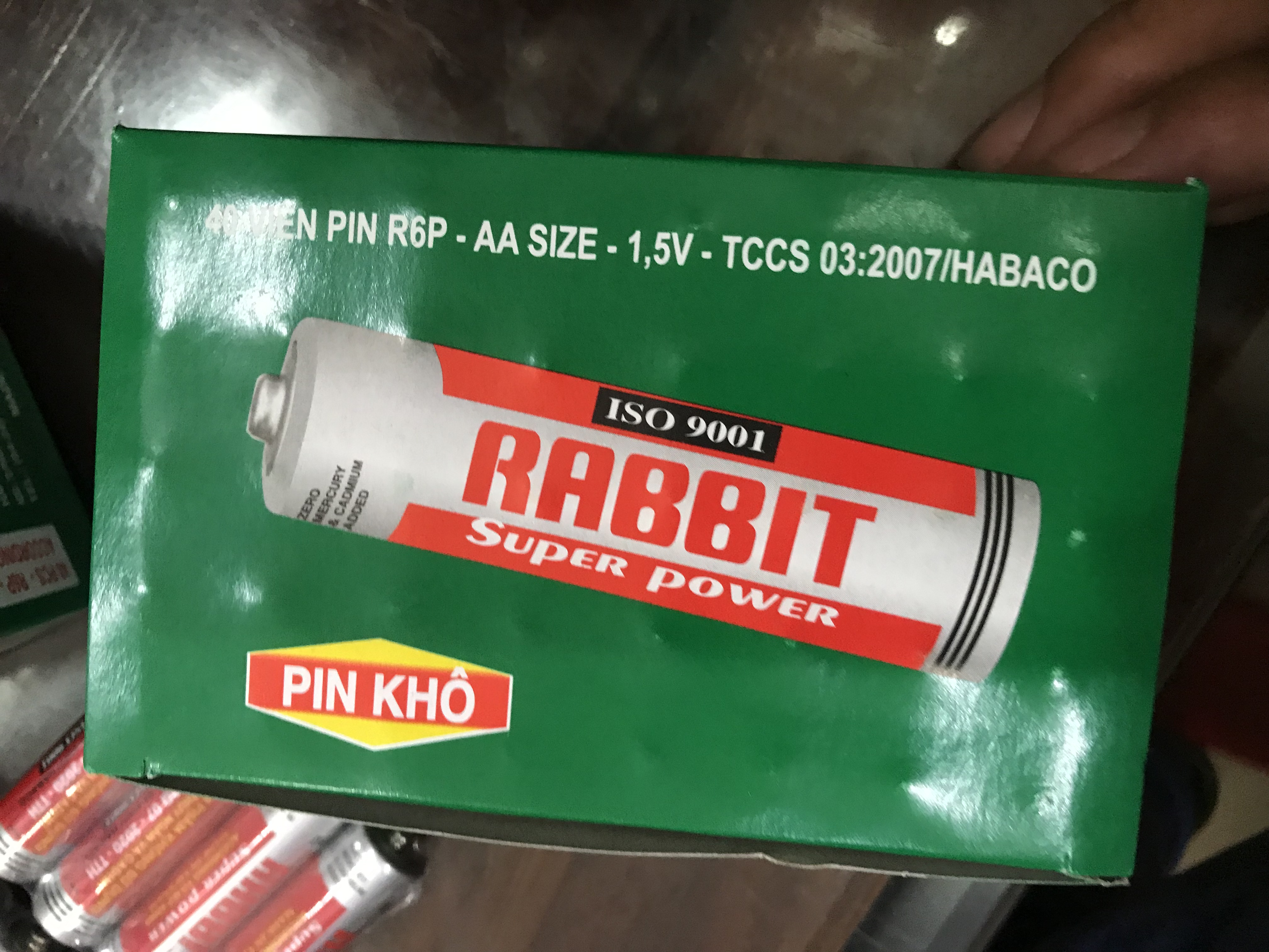 Pin con thỏ , pin có đủ các loại zalo 0912.677.982