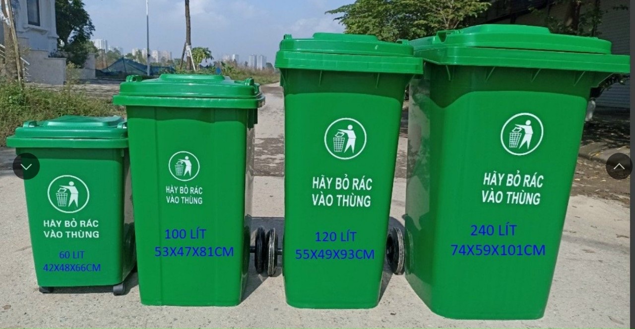 Thùng rác công nghiệp giá rẻ tại Nam Định, Thùng rác công nghiệp giá rẻ tại Ninh Bình. Giao hàng miễn phí toàn quốc